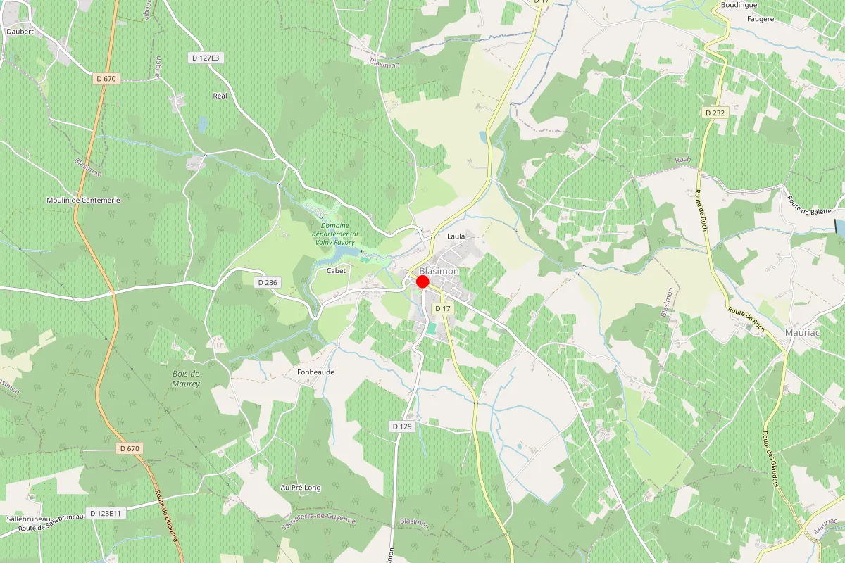 Plombier sur Blasimon