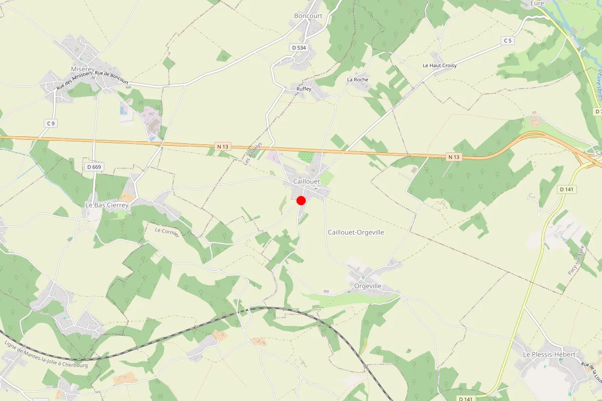Plombier sur Caillouet Orgeville
