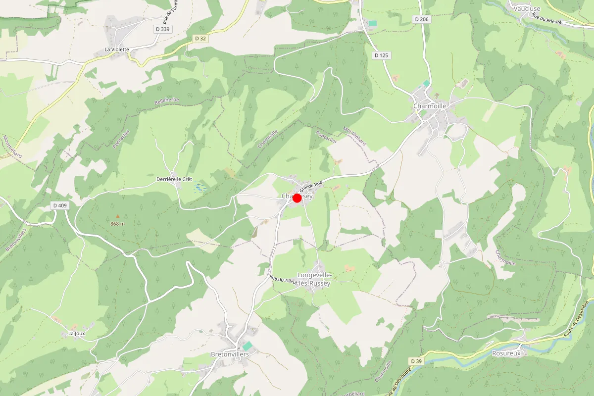 Plombier sur Chamesey