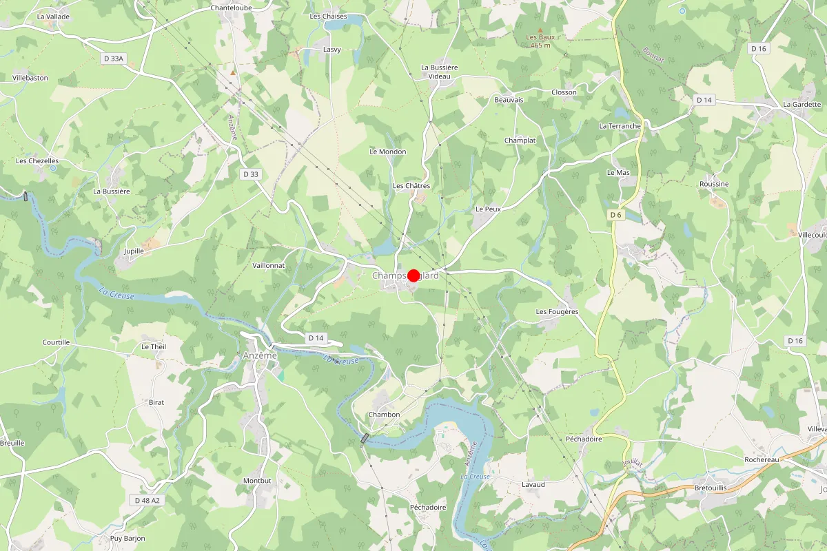 Plombier sur Champsanglard
