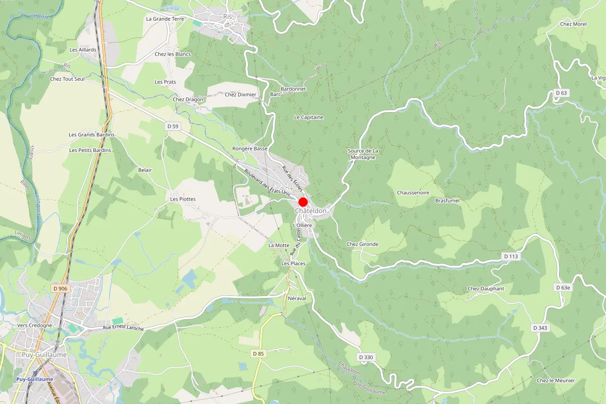 Plombier sur Chateldon