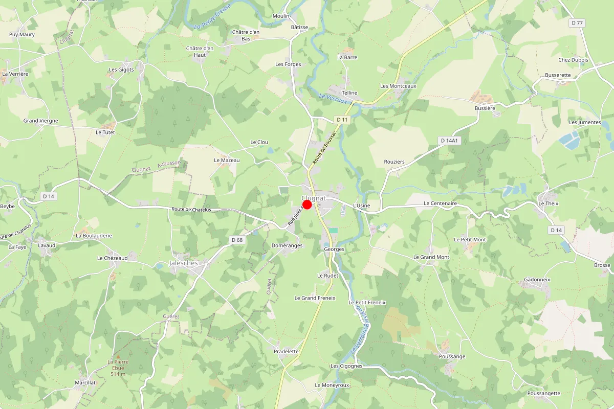 Plombier sur Clugnat