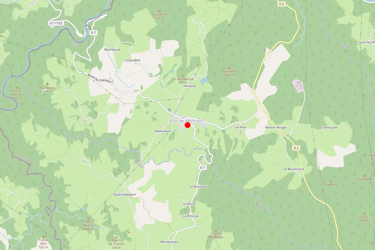 Plombier sur Cros De Montvert