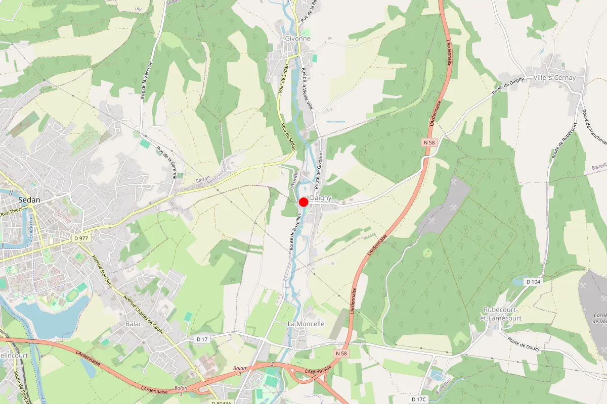 Plombier sur Daigny