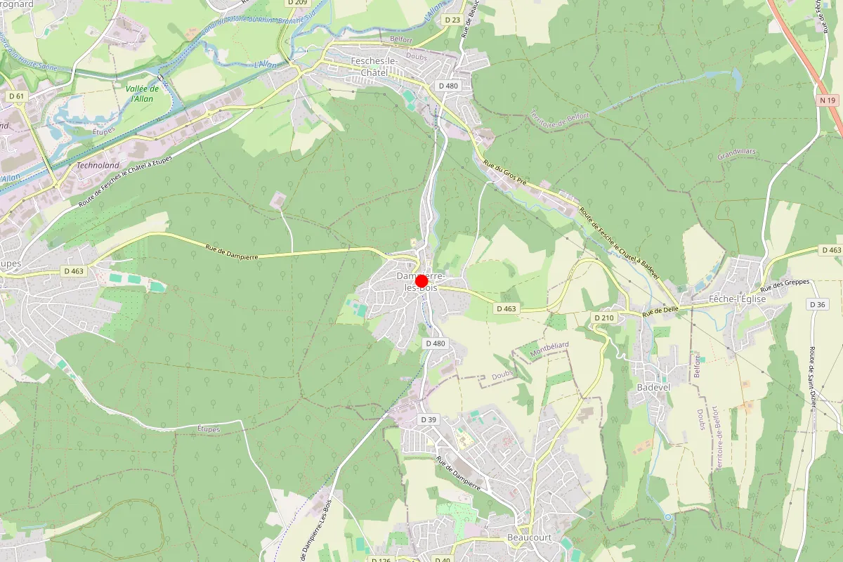 Plombier sur Dampierre Les Bois