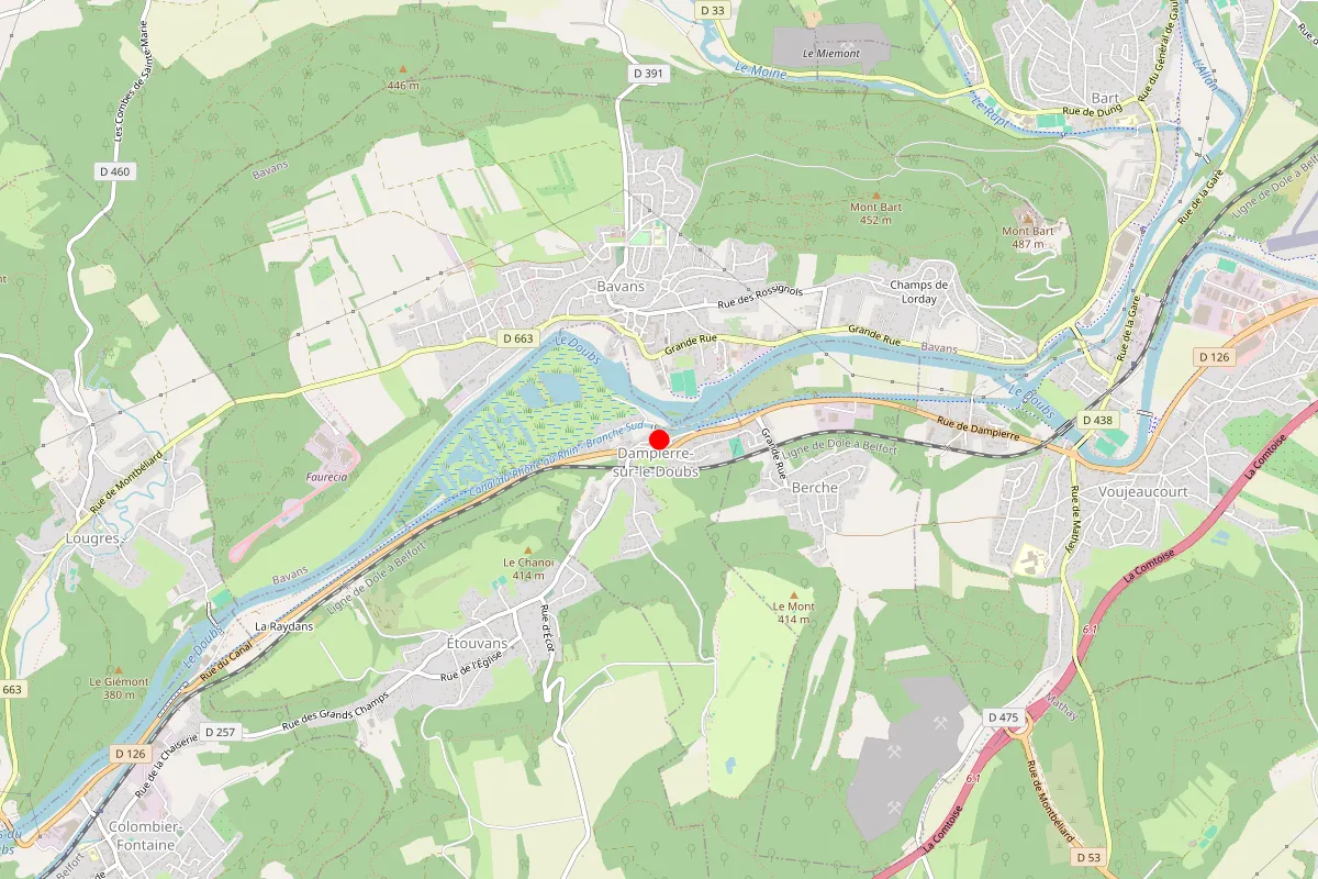 Plombier sur Dampierre Sur Le Doubs