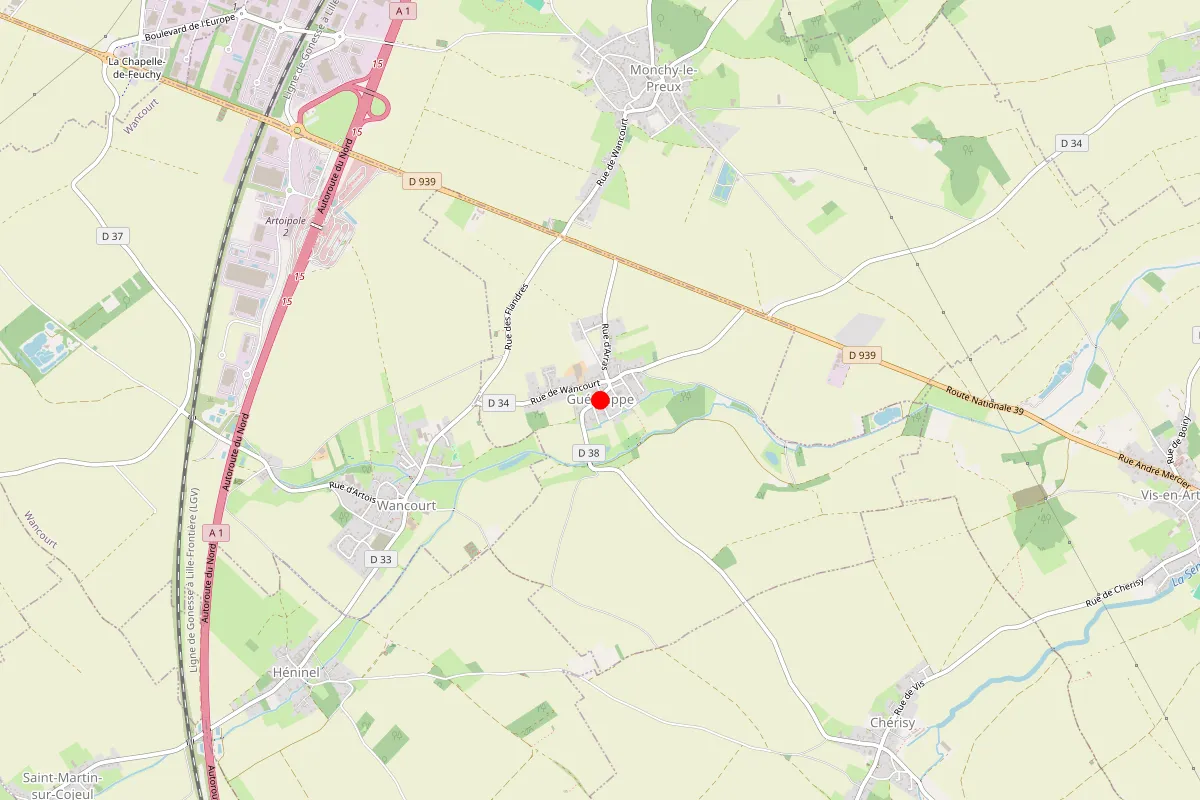 Plombier sur Guemappe