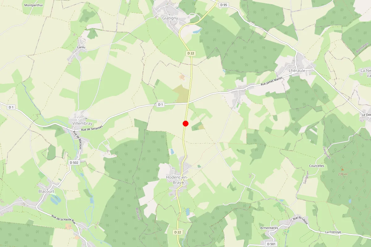 Plombier sur Hodenc En Bray