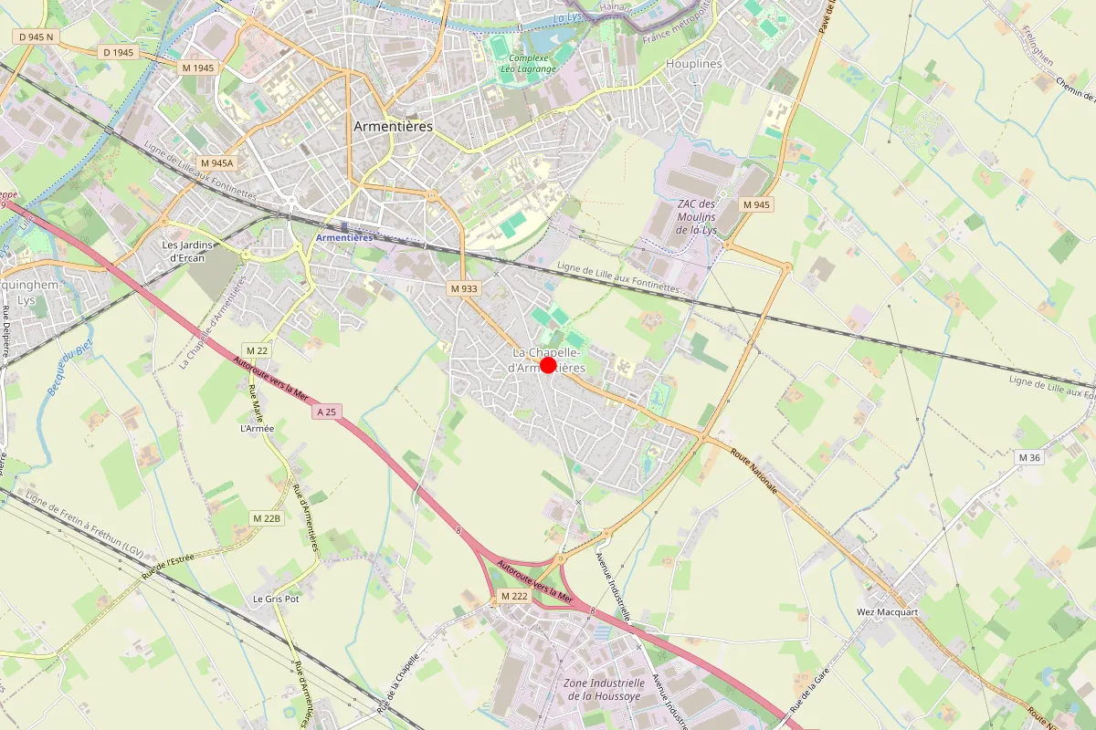 Plombier sur La Chapelle D'Armentieres