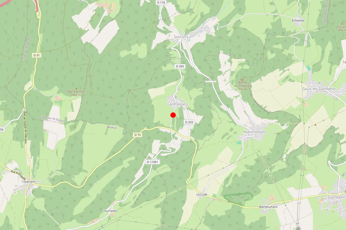Plombier sur Lanthenans