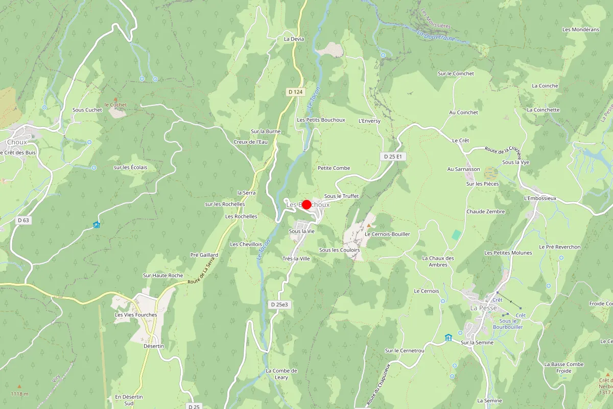 Plombier sur Les Bouchoux