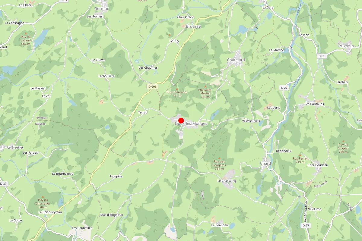 Plombier sur Lioux Les Monges