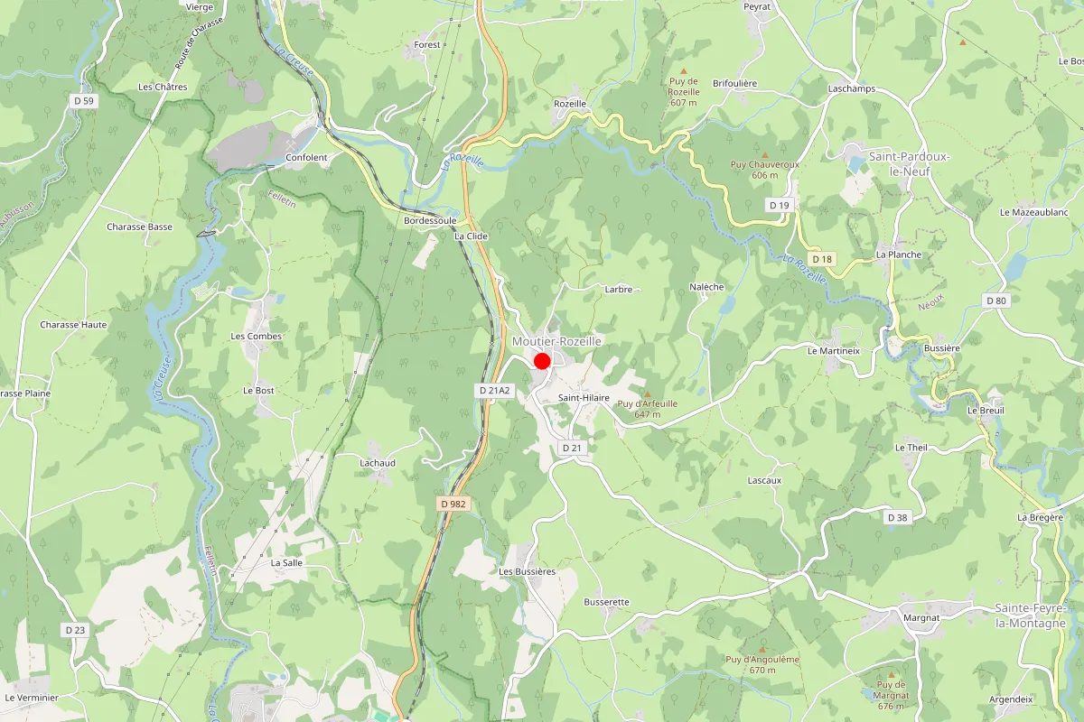 Plombier sur Moutier Rozeille