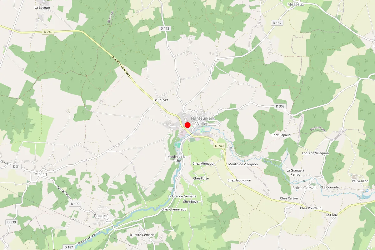 Plombier sur Nanteuil En Vallee