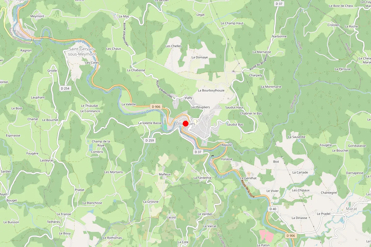 Plombier sur Olliergues