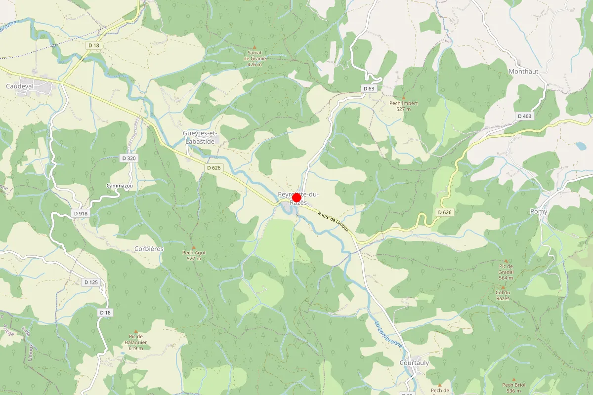 Plombier sur Peyrefitte Du Razes