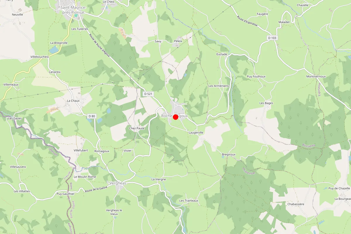Plombier sur Roche D'Agoux