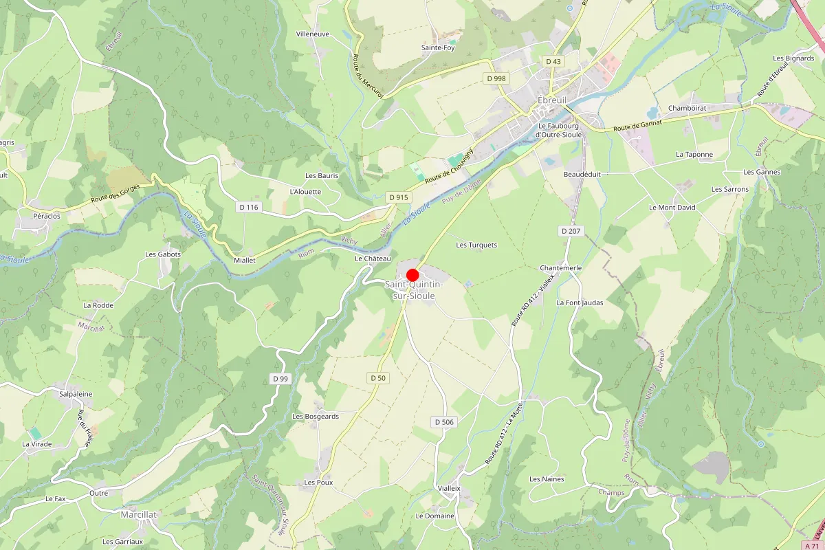 Plombier sur Saint Quintin Sur Sioule