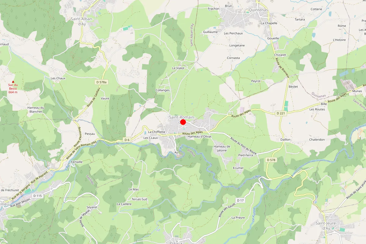 Plombier sur Saint Romain D'Ay