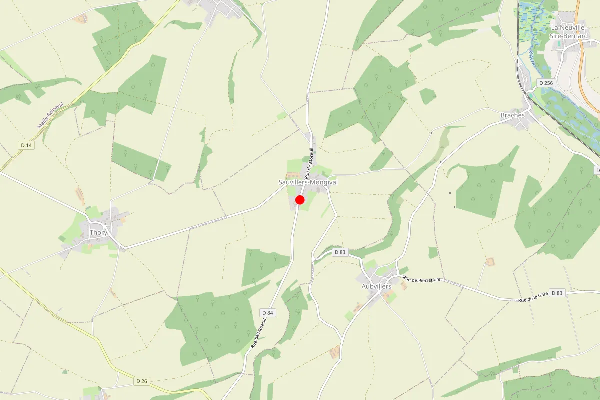 Plombier sur Sauvillers Mongival