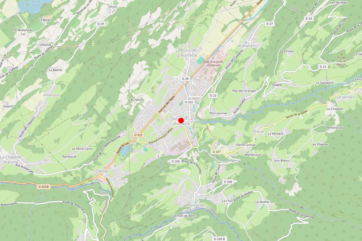Plombier sur Valgelon La Rochette
