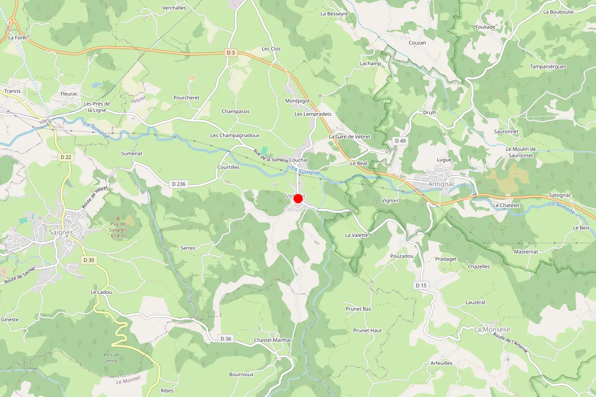 Plombier sur Vebret