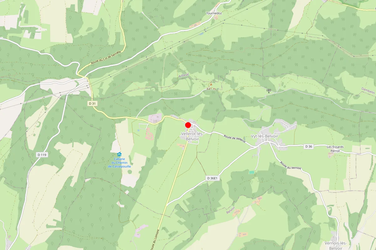 Plombier sur Vellerot Les Belvoir