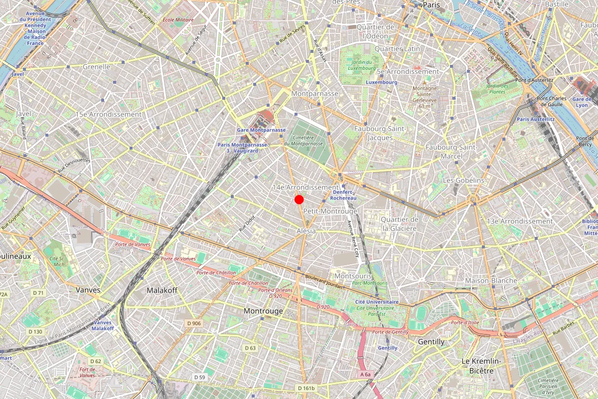 Serrurier sur Paris 14ème Arrondissement