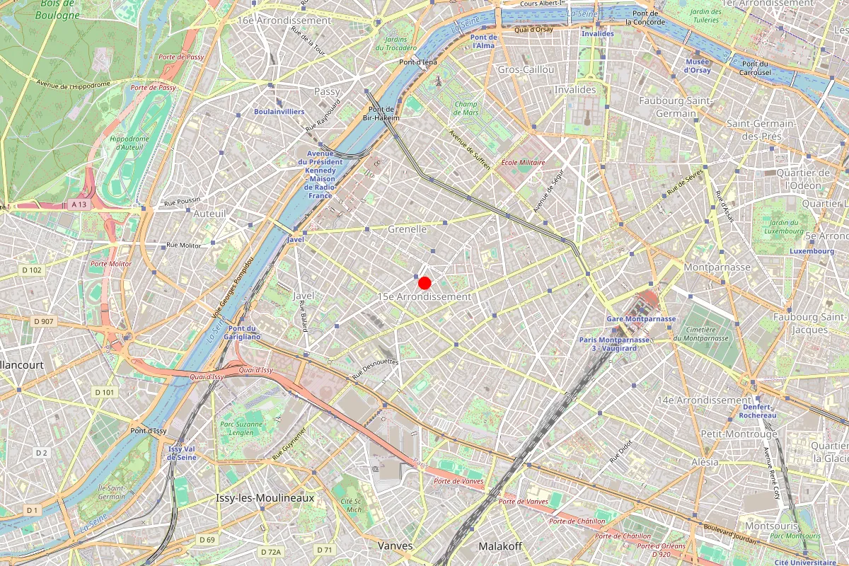 Serrurier sur Paris 15ème Arrondissement