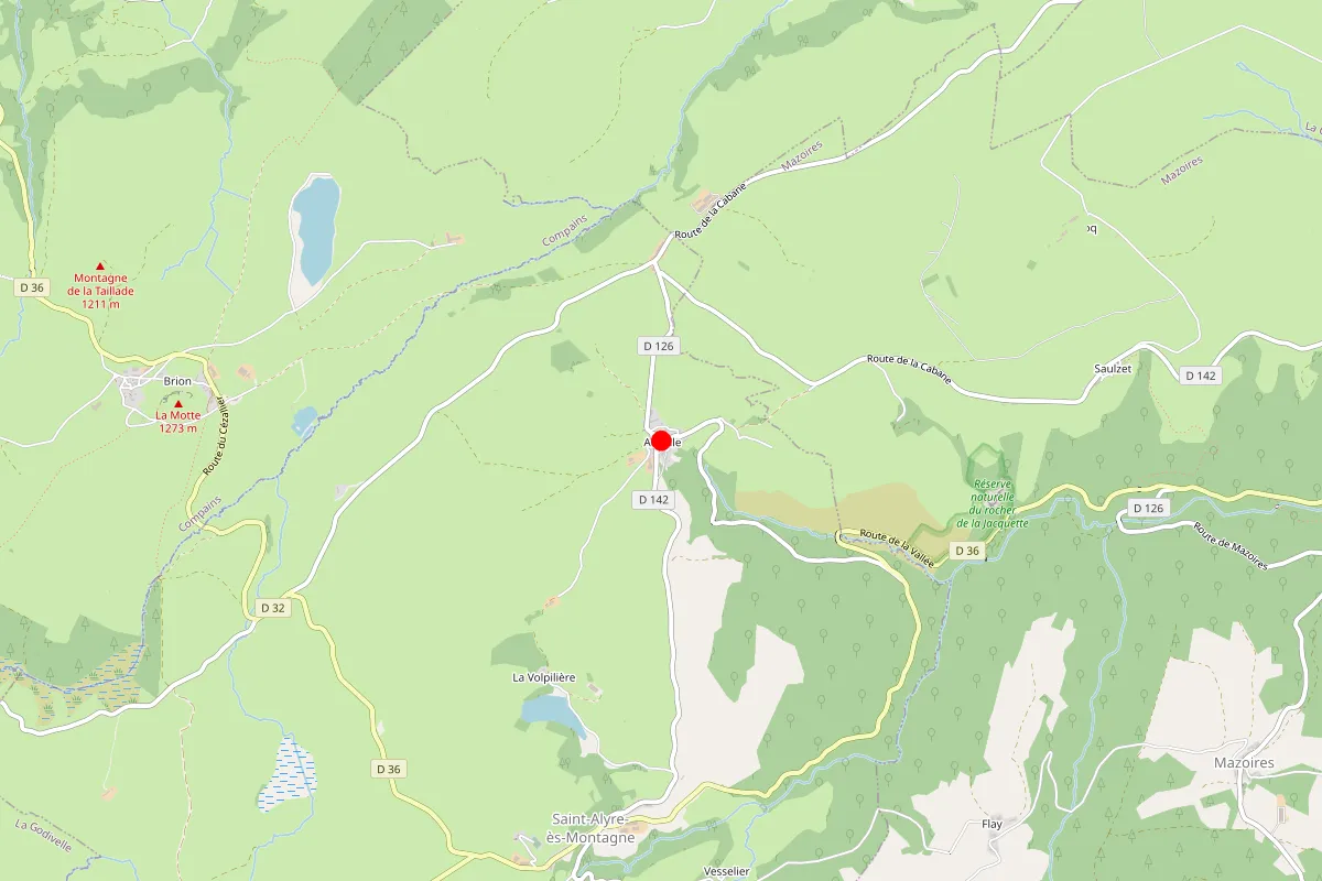 Serrurier sur Saint Alyre Es Montagne